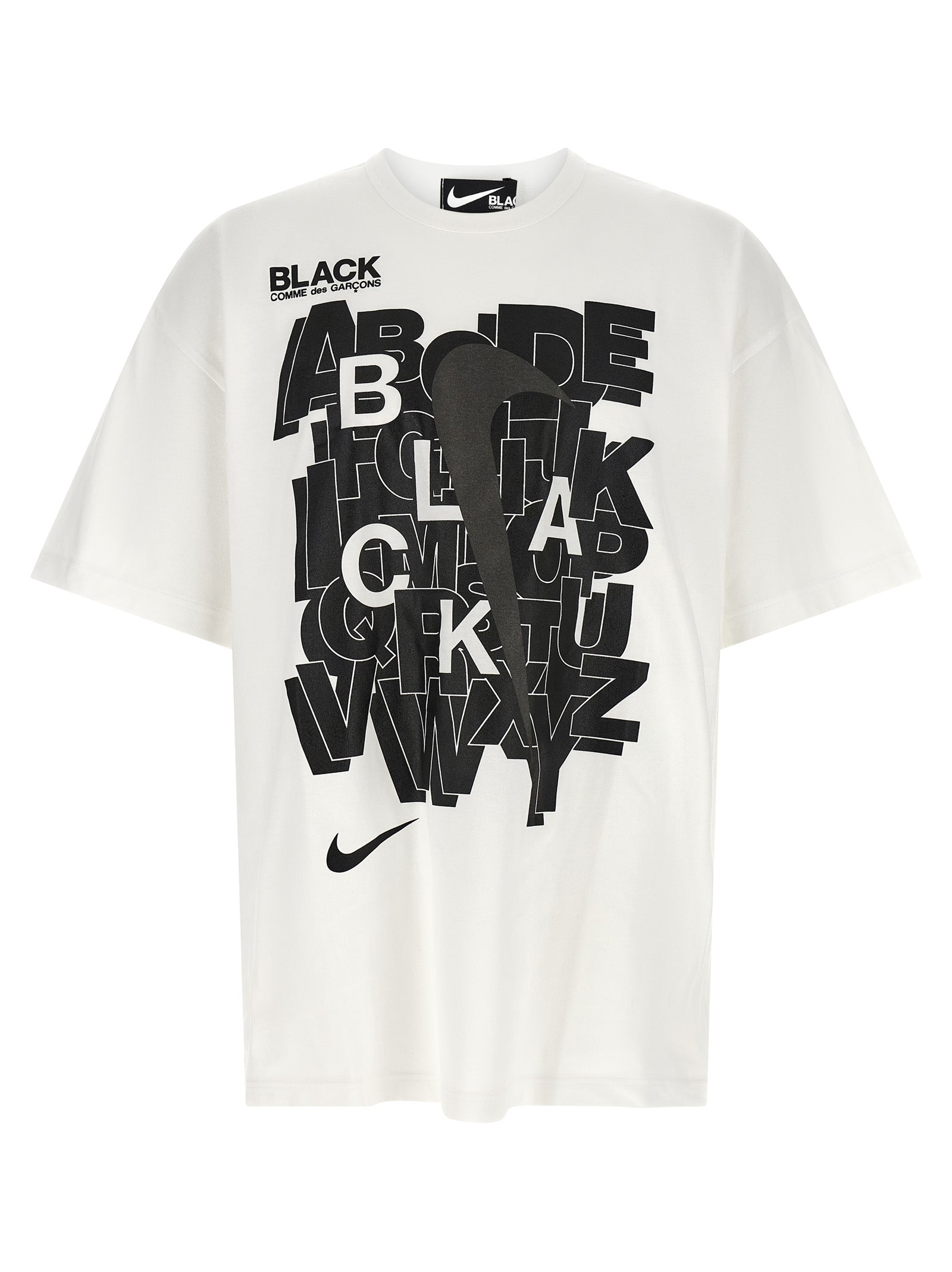 Comme Des Garçons Weißes Baumwoll-T-Shirt