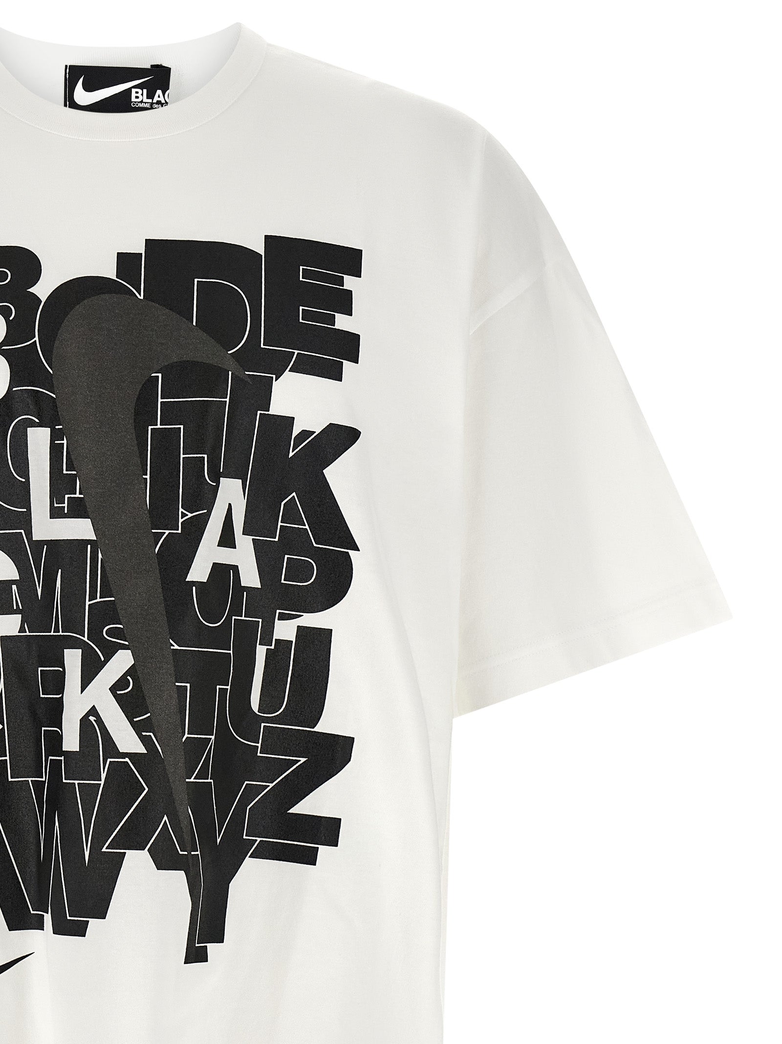 Comme Des Garçons Weißes Baumwoll-T-Shirt