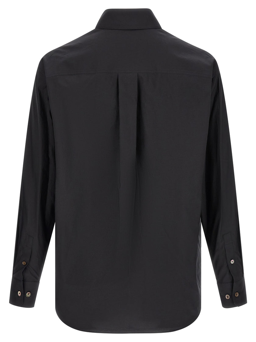 Lemaire Schwarze Baumwollbluse