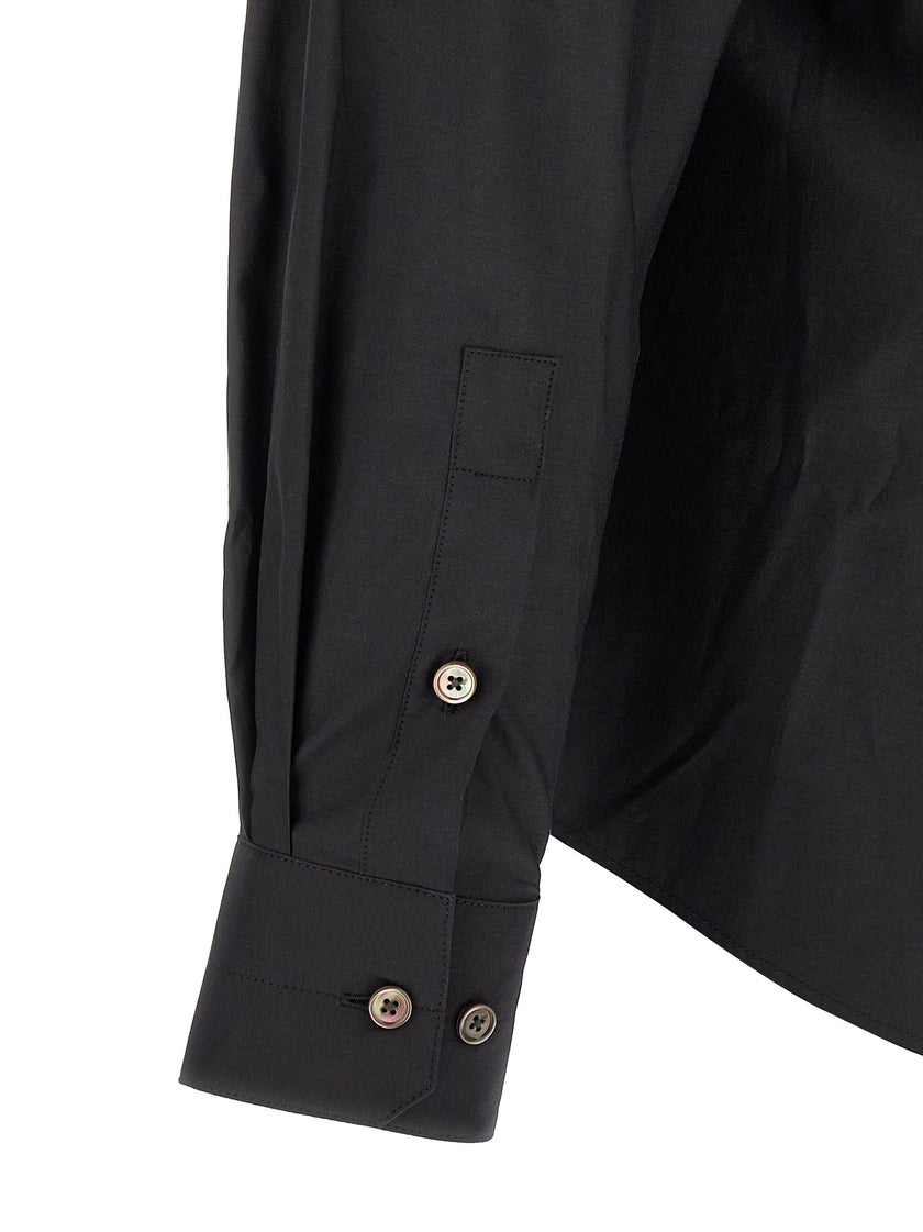 Lemaire Schwarze Baumwollbluse