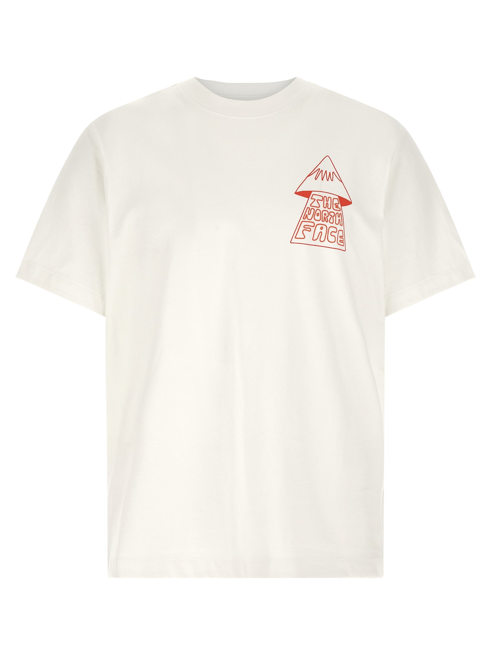 The North Face Weißes Baumwoll-T-Shirt