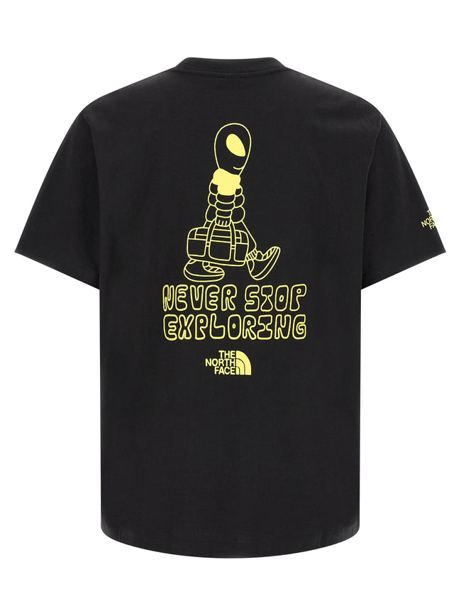 The North Face Schwarzes Baumwoll-T-Shirt