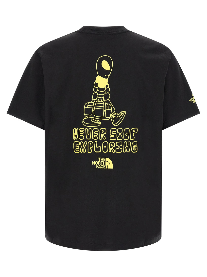 The North Face Schwarzes Baumwoll-T-Shirt