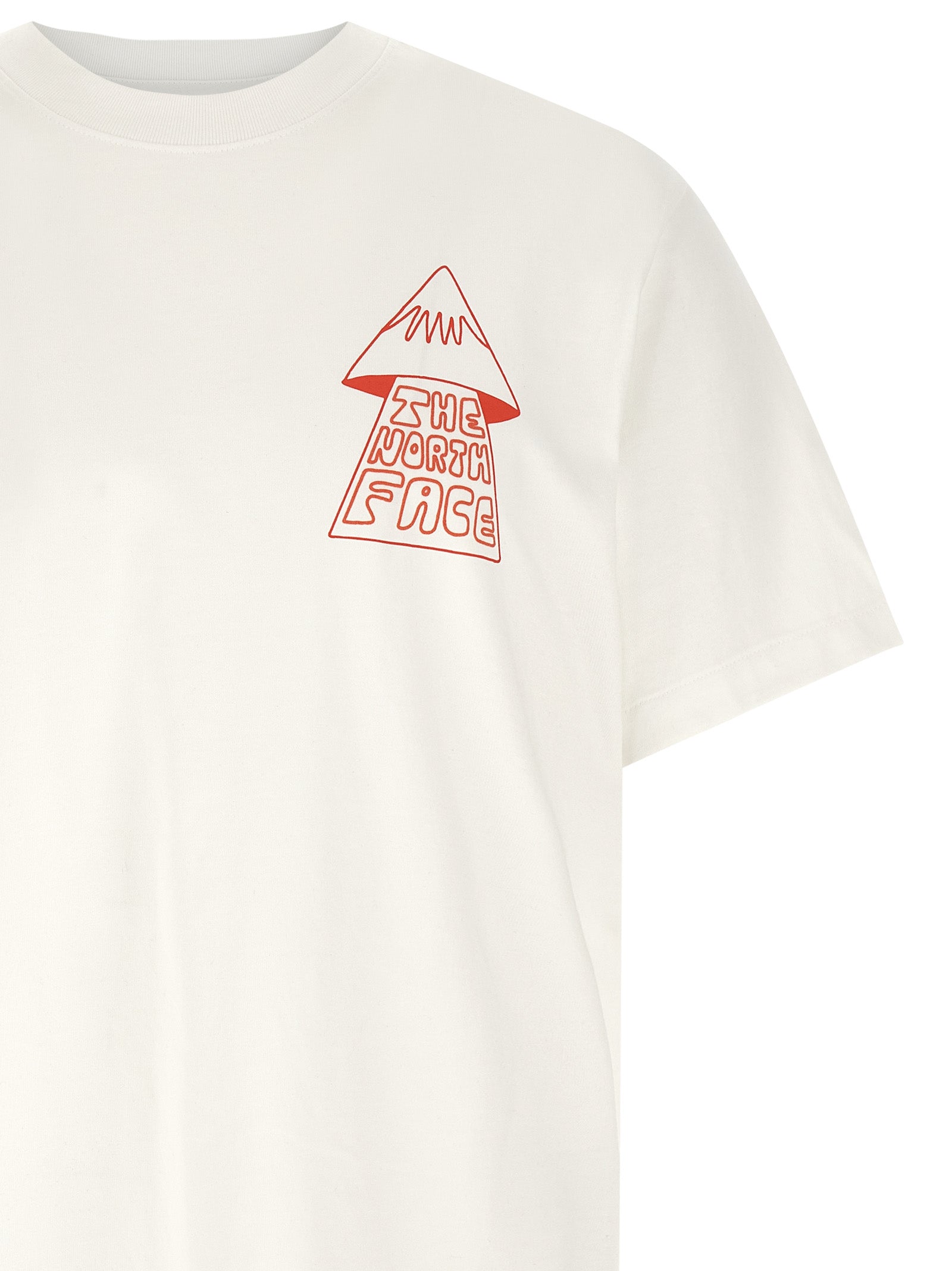 The North Face Weißes Baumwoll-T-Shirt