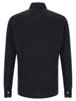 Kiton Blaues Baumwoll-Polohemd