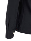 Kiton Blaues Baumwoll-Polohemd