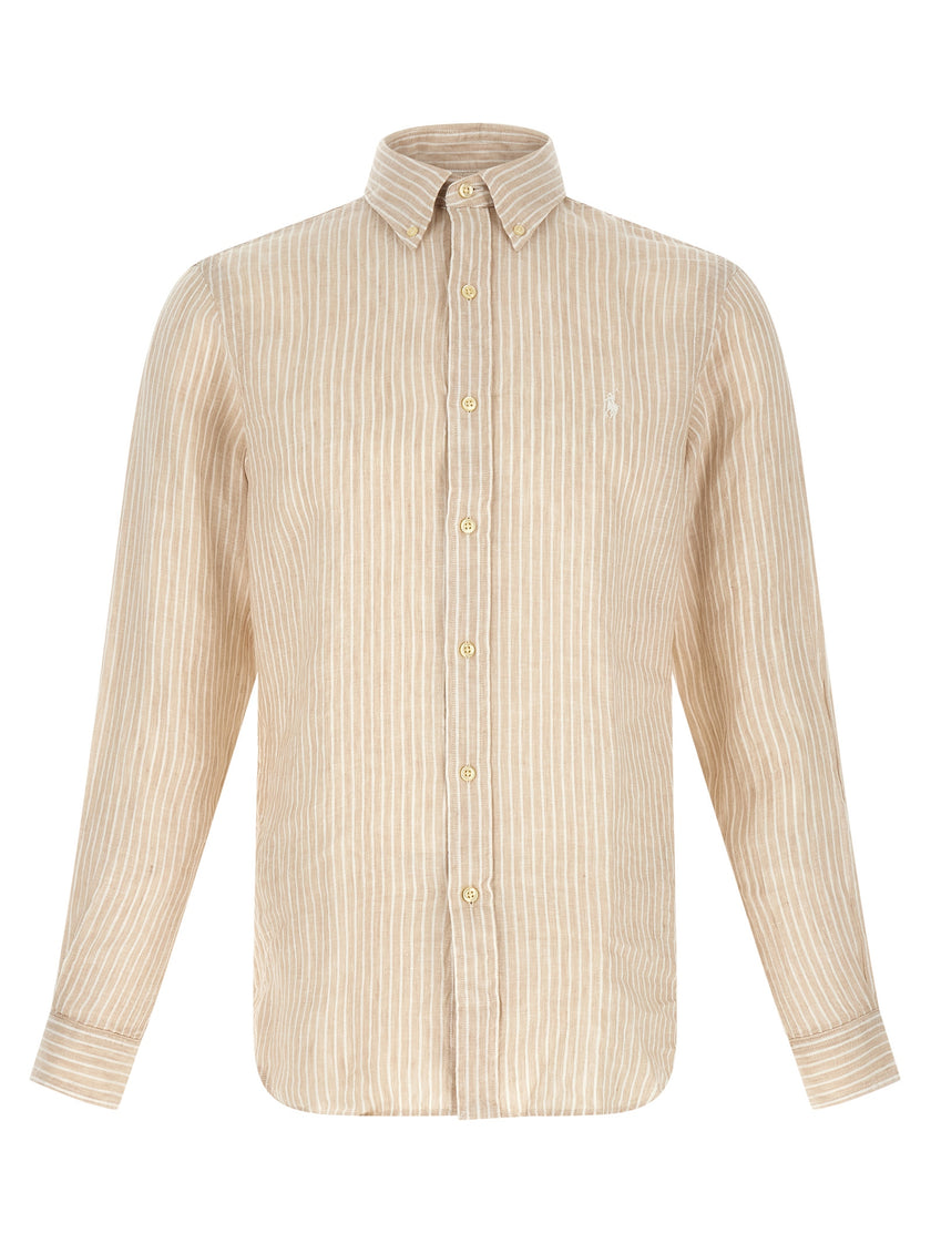Polo Ralph Lauren Bicolor Leinenbluse