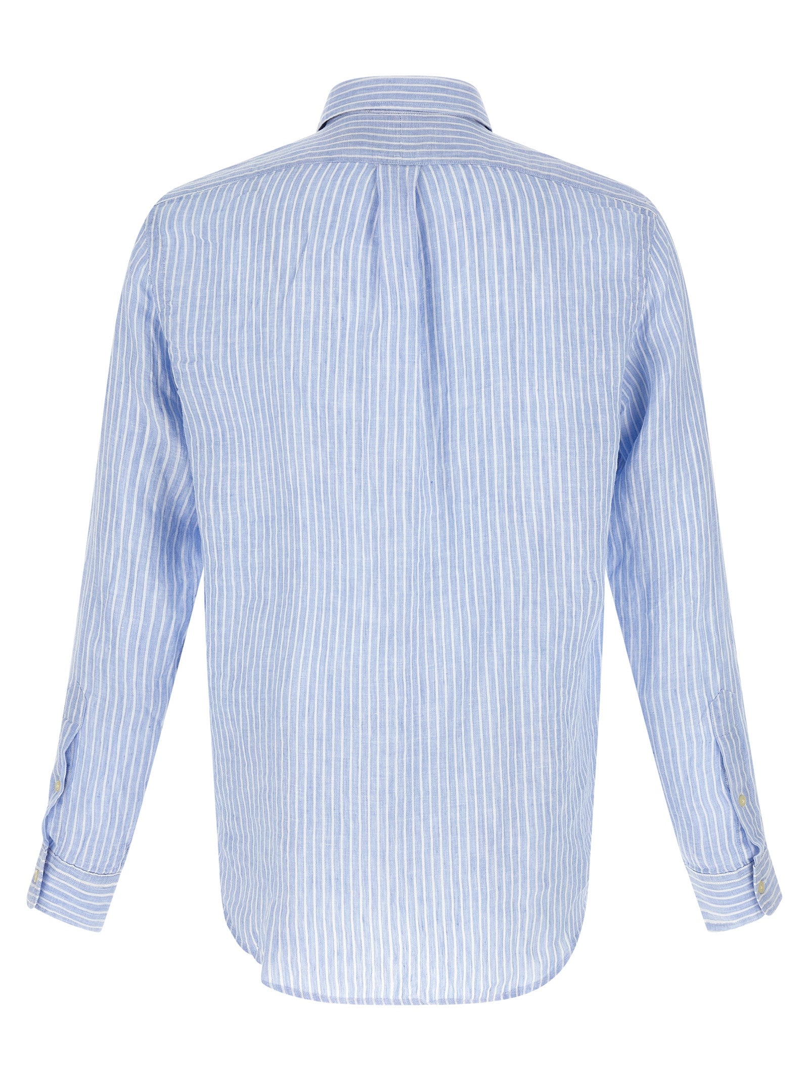 Polo Ralph Lauren Blaue Leinenbluse