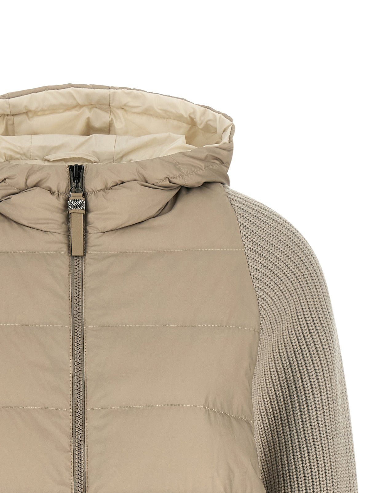 Brunello Cucinelli Beiger Wollmantel