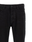 PURPLE Schwarze Baumwoll-Schlagjeans