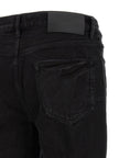 PURPLE Schwarze Baumwoll-Schlagjeans