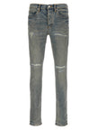 PURPLE Blaue Baumwoll-Jeans im Slim Fit