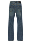 PURPLE Blaue Jeans aus Baumwolle im geraden Schnitt