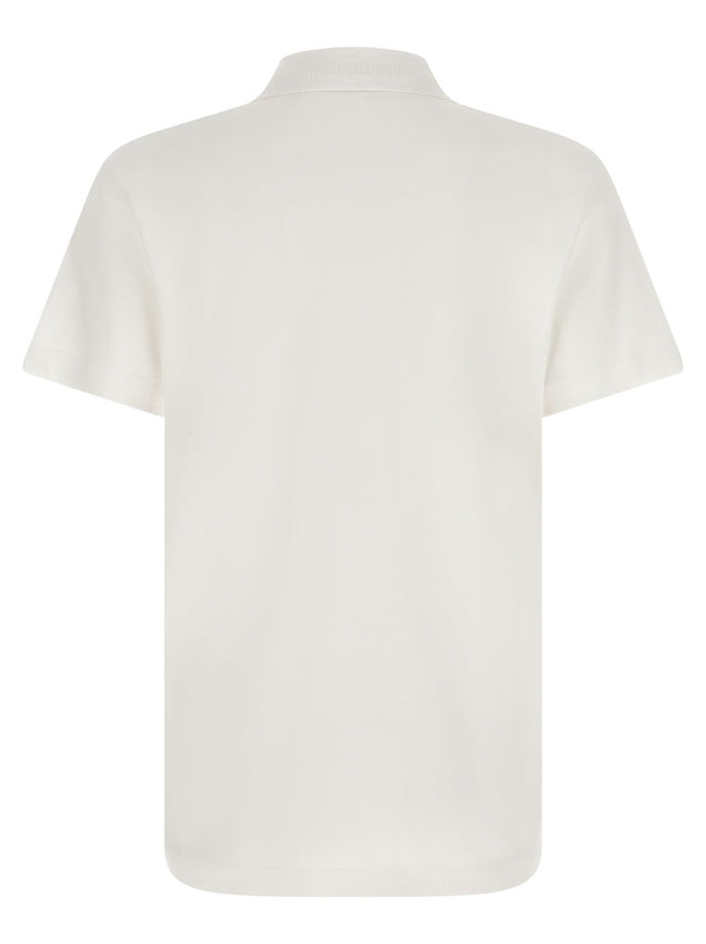 Versace Weißes Poloshirt aus Baumwolle