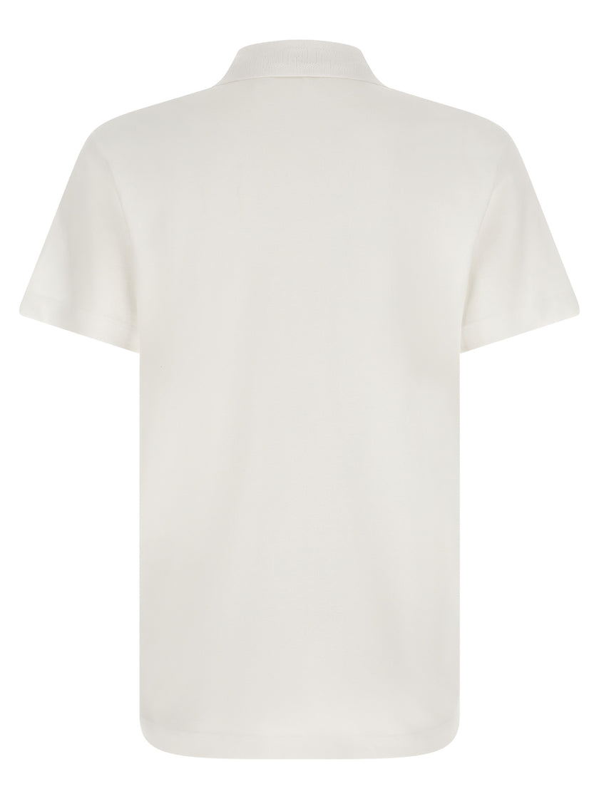 Versace Weißes Poloshirt aus Baumwolle