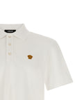 Versace Weißes Poloshirt aus Baumwolle