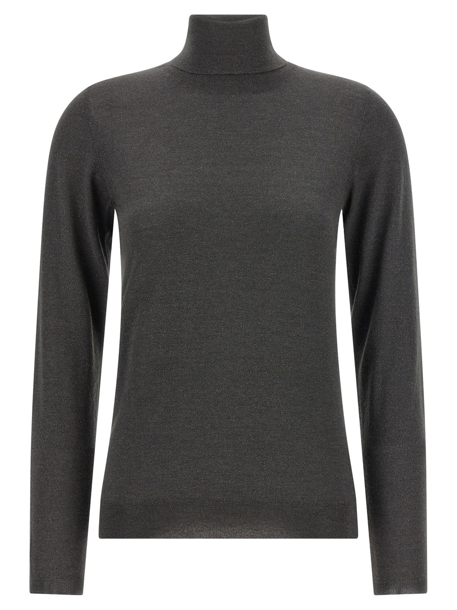 Brunello Cucinelli Grauer Kaschmir-Strickjacke