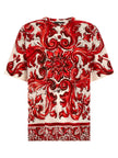Dolce & Gabbana Mehrfarbiges Baumwoll-T-Shirt