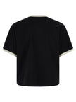 Versace Schwarzes Baumwoll-T-Shirt