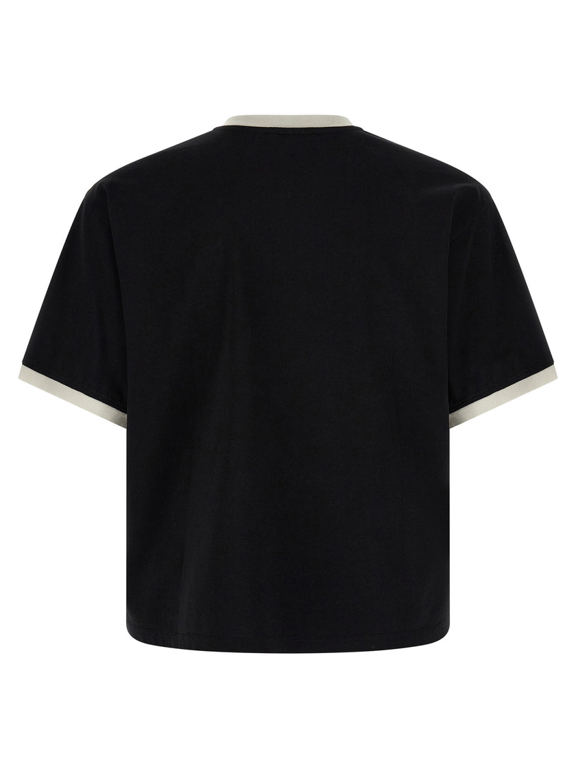 Versace Schwarzes Baumwoll-T-Shirt