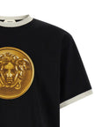 Versace Schwarzes Baumwoll-T-Shirt