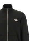Diesel Schwarzer Baumwoll-Sweatshirt