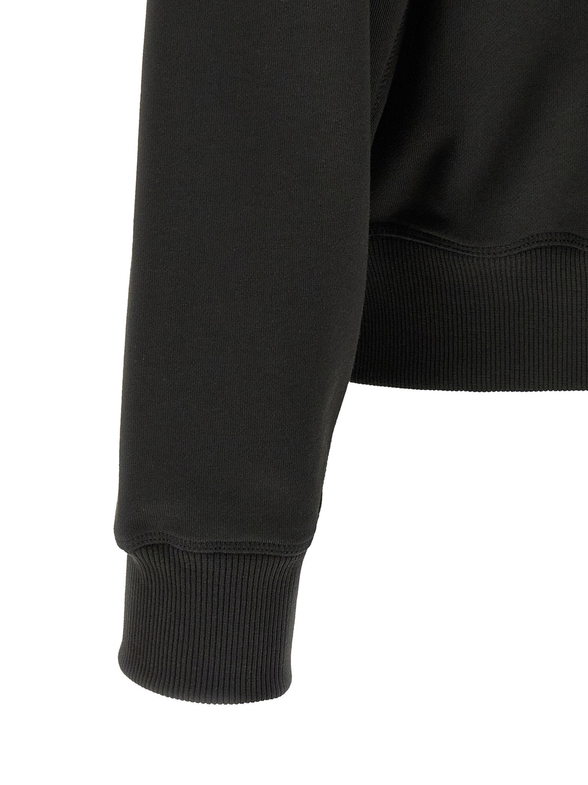 Diesel Schwarzer Baumwoll-Sweatshirt