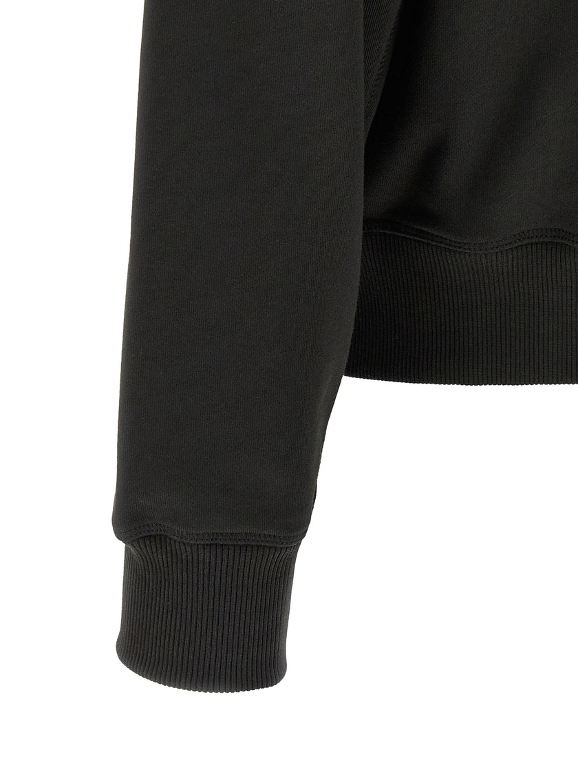 Diesel Schwarzer Baumwoll-Sweatshirt