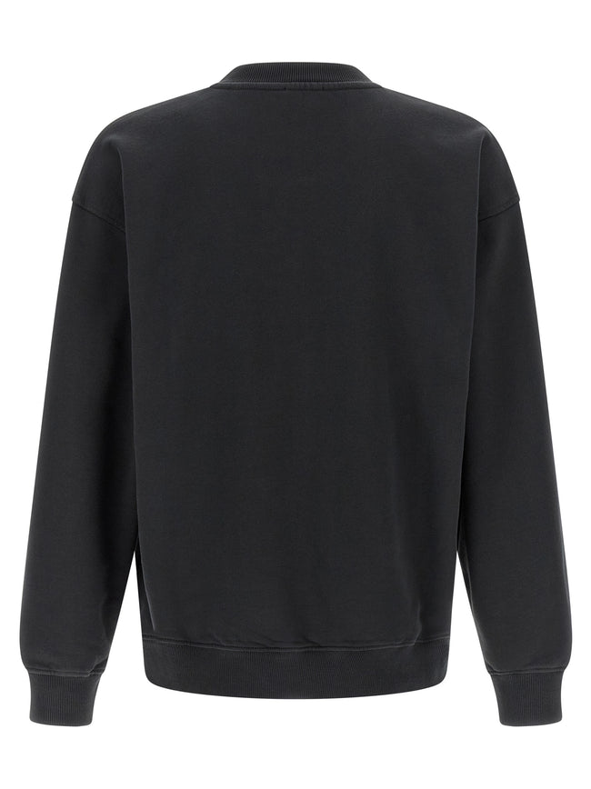 Diesel Schwarzer Baumwoll-Sweatshirt