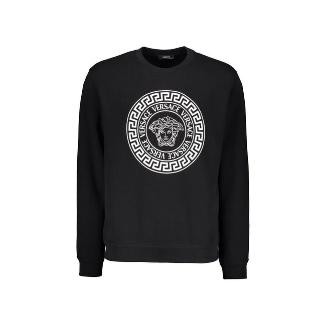Versace Schwarzer Baumwoll-Sweatshirt