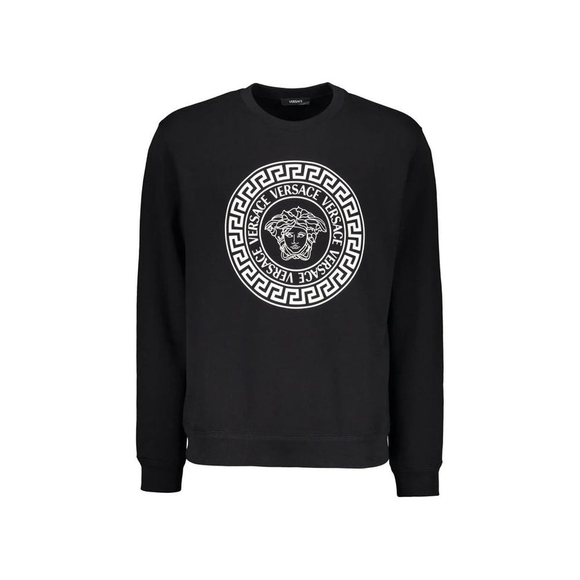 Versace Schwarzer Baumwoll-Sweatshirt