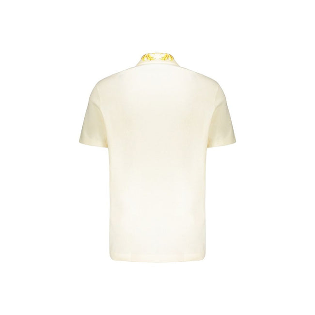 Versace Bicolor Cotton Polo Shirt