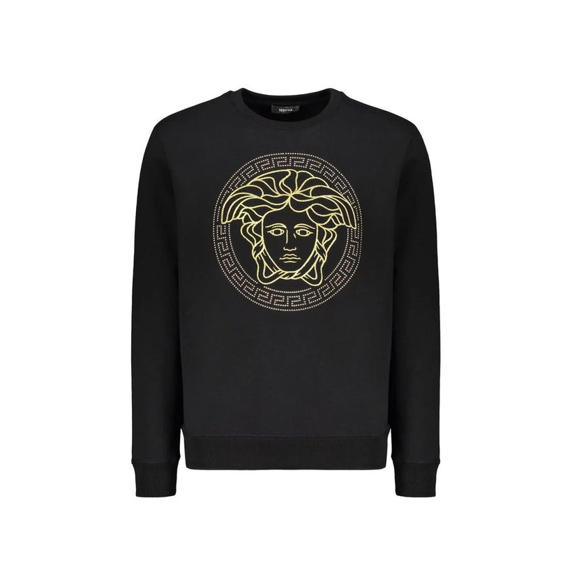 Versace Schwarzer Baumwoll-Sweatshirt