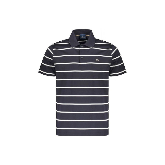 Paul & Shark Blaues Baumwoll-Polohemd