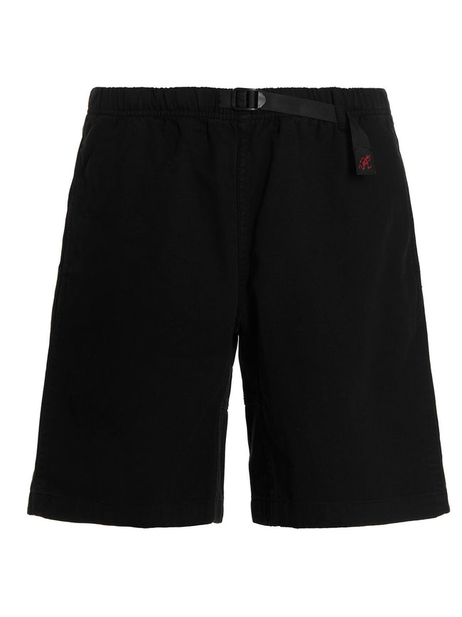 Gramicci Schwarze Baumwoll-Bermudashorts