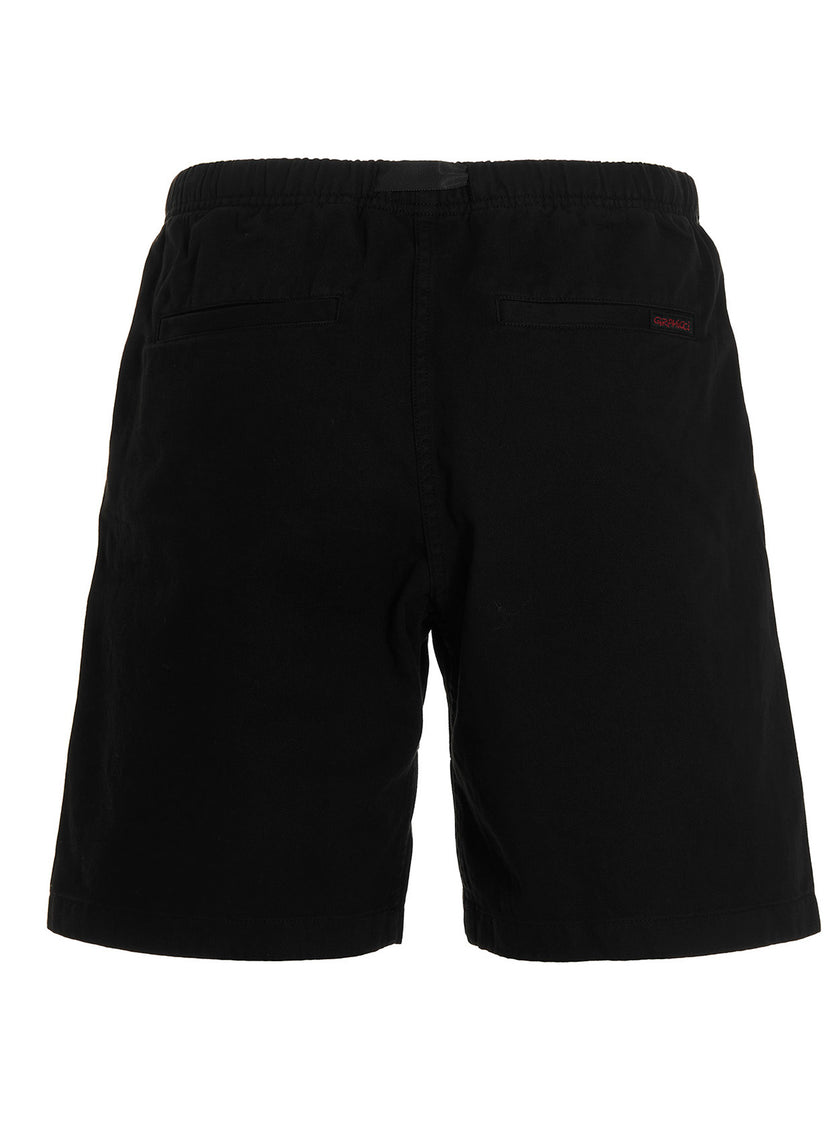 Gramicci Schwarze Baumwoll-Bermudashorts