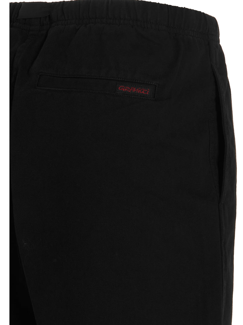 Gramicci Schwarze Baumwoll-Bermudashorts