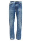 Givenchy Blaue Jeans aus Baumwolle im geraden Schnitt