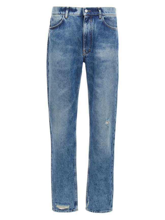 Givenchy Blaue Jeans aus Baumwolle im geraden Schnitt