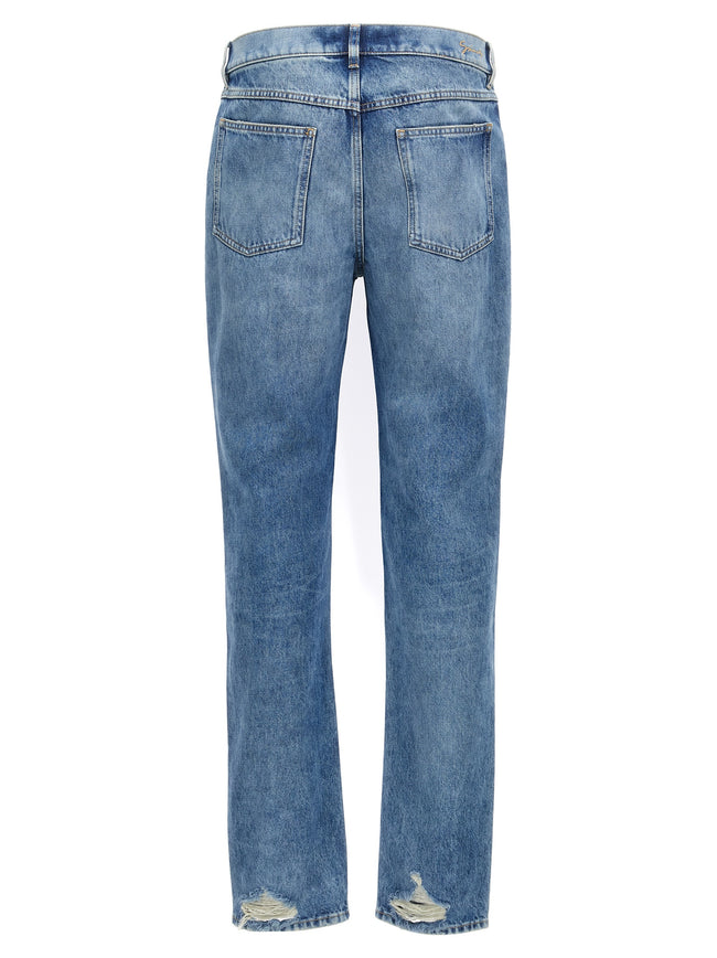 Givenchy Blaue Jeans aus Baumwolle im geraden Schnitt