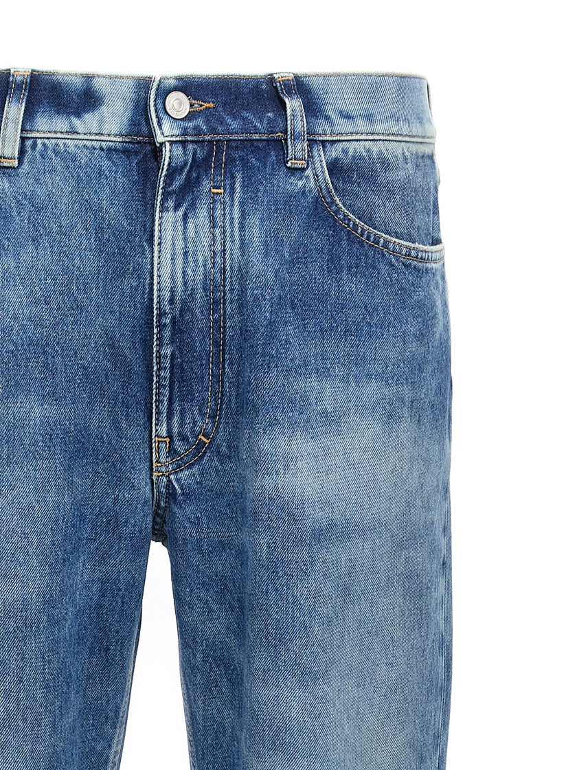 Givenchy Blaue Jeans aus Baumwolle im geraden Schnitt