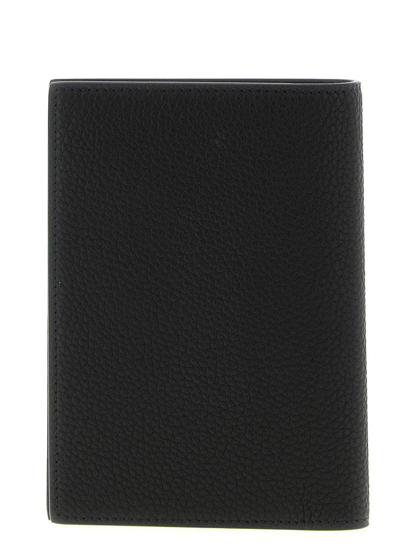 Tom Ford Schwarzes Kalbsleder Portemonnaie