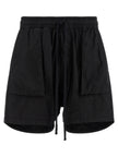 Thom Krom Schwarze Bio-Baumwoll-Bermudashorts