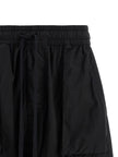 Thom Krom Schwarze Bio-Baumwoll-Bermudashorts