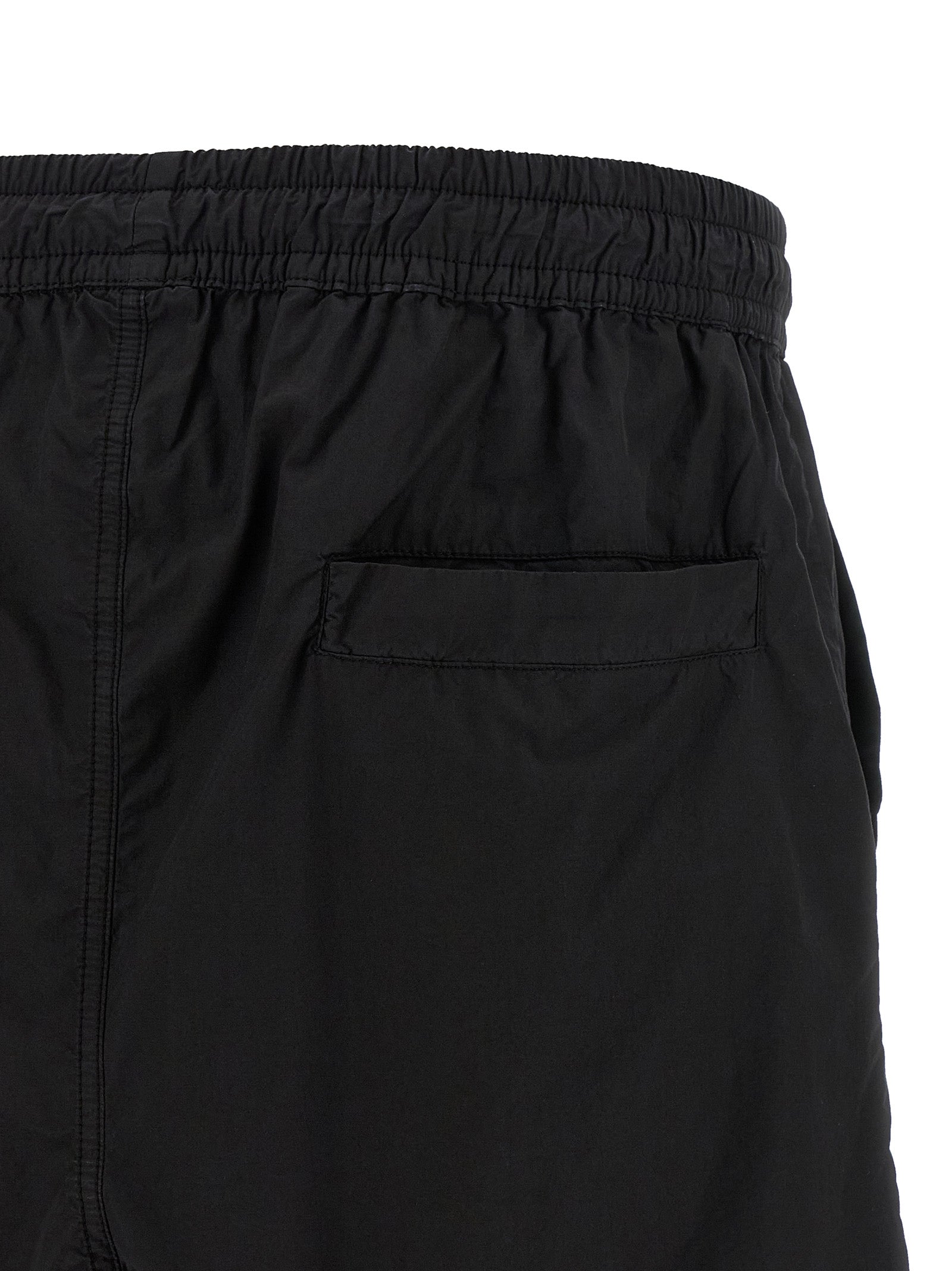 Thom Krom Schwarze Bio-Baumwoll-Bermudashorts
