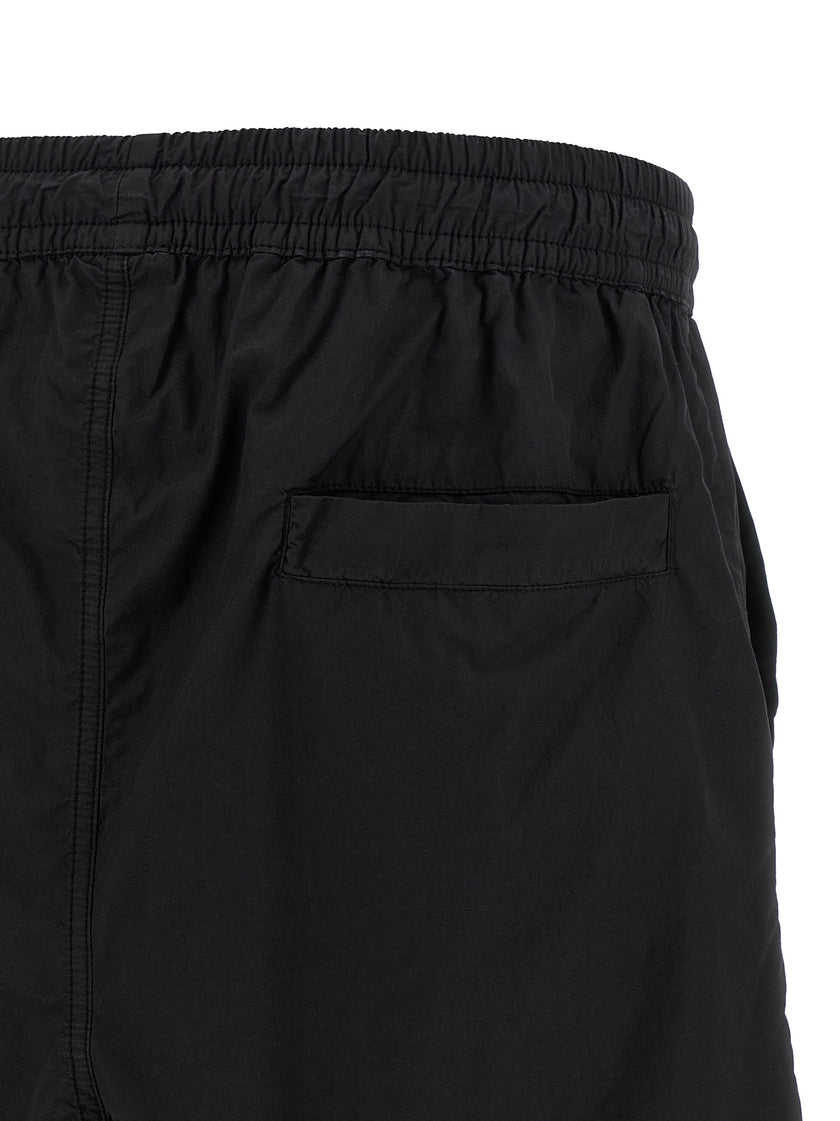 Thom Krom Schwarze Bio-Baumwoll-Bermudashorts