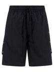 Thom Krom Schwarze Baumwoll-Bermudashorts