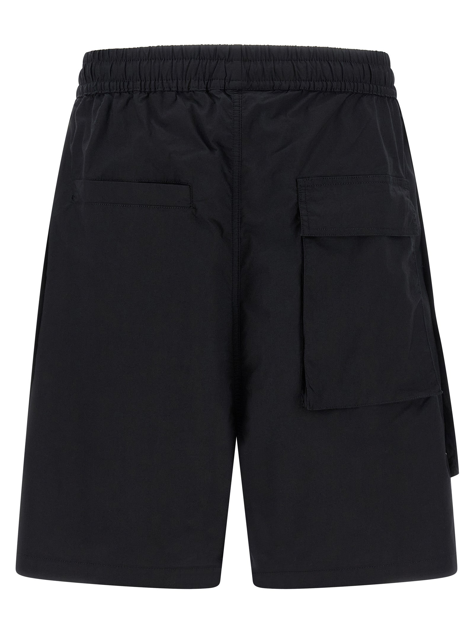 Thom Krom Schwarze Baumwoll-Bermudashorts