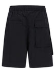 Thom Krom Schwarze Baumwoll-Bermudashorts