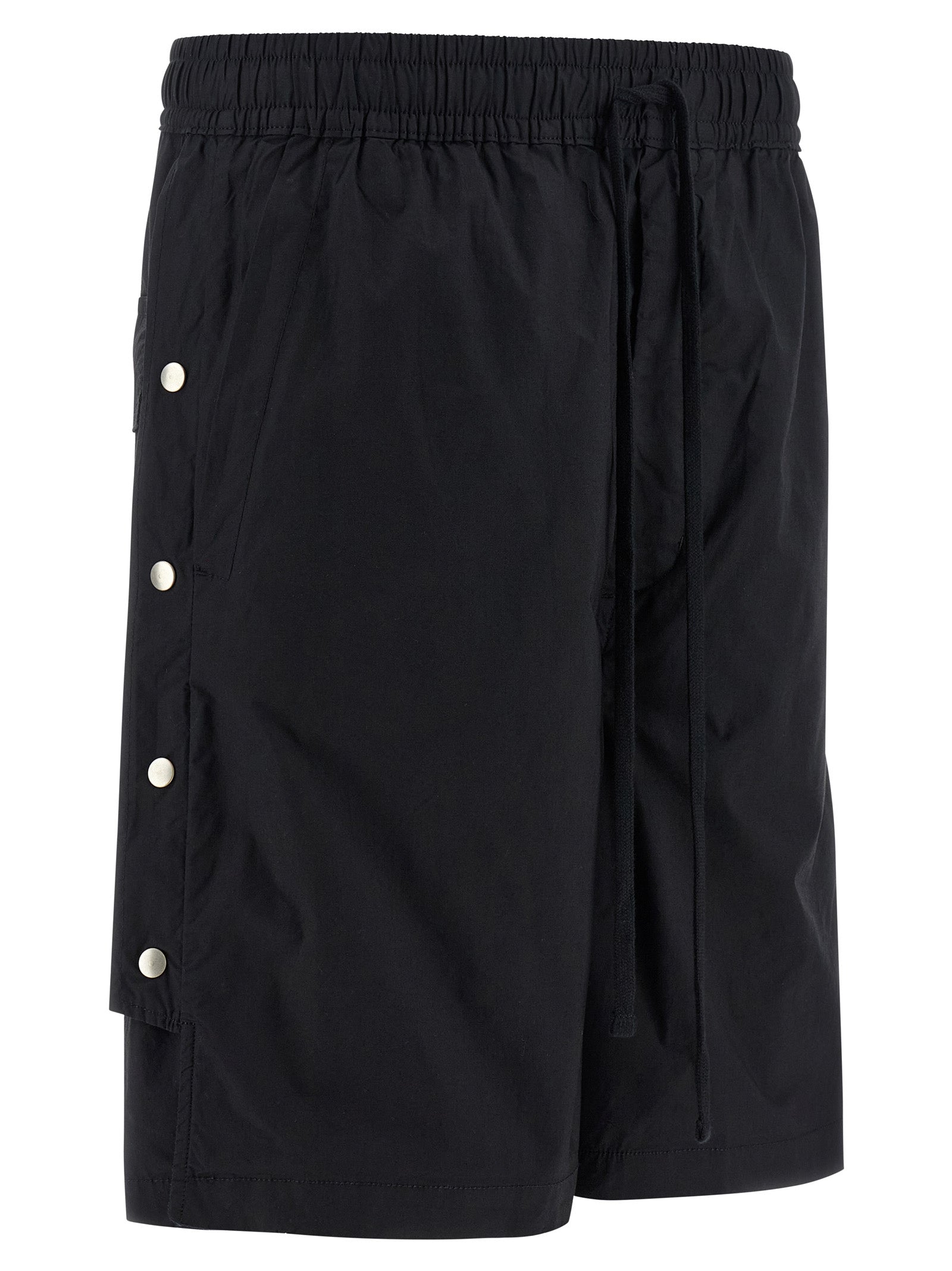 Thom Krom Schwarze Baumwoll-Bermudashorts